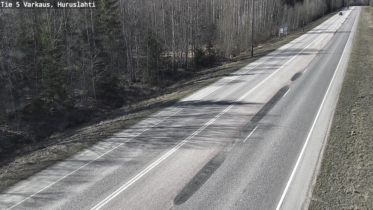 Weather Camera Image Väg 5 Varkaus, Huruslahti, Varkaus, Pohjois-Savo