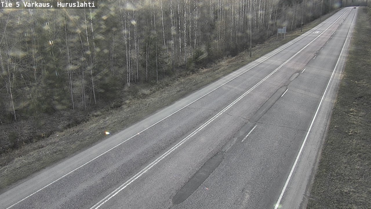 Weather Camera Image Väg 5 Varkaus, Huruslahti, Varkaus, Pohjois-Savo