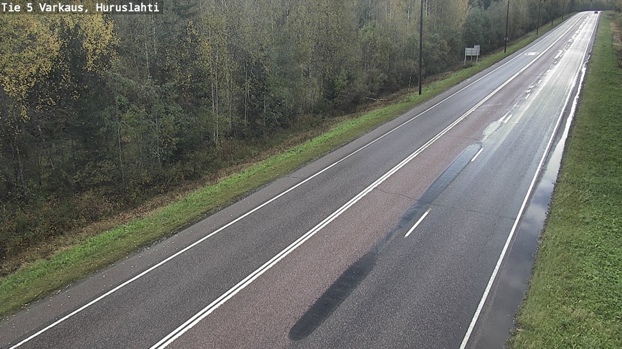 Weather Camera Image Road 5 Varkaus, Huruslahti, Varkaus, Pohjois-Savo