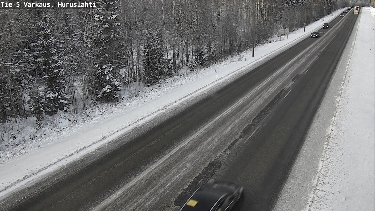Weather Camera Image Road 5 Varkaus, Huruslahti, Varkaus, Pohjois-Savo