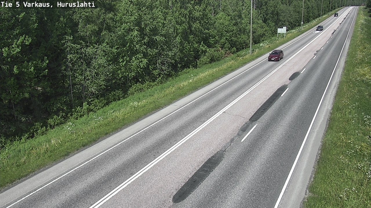 Weather Camera Image Road 5 Varkaus, Huruslahti, Varkaus, Pohjois-Savo
