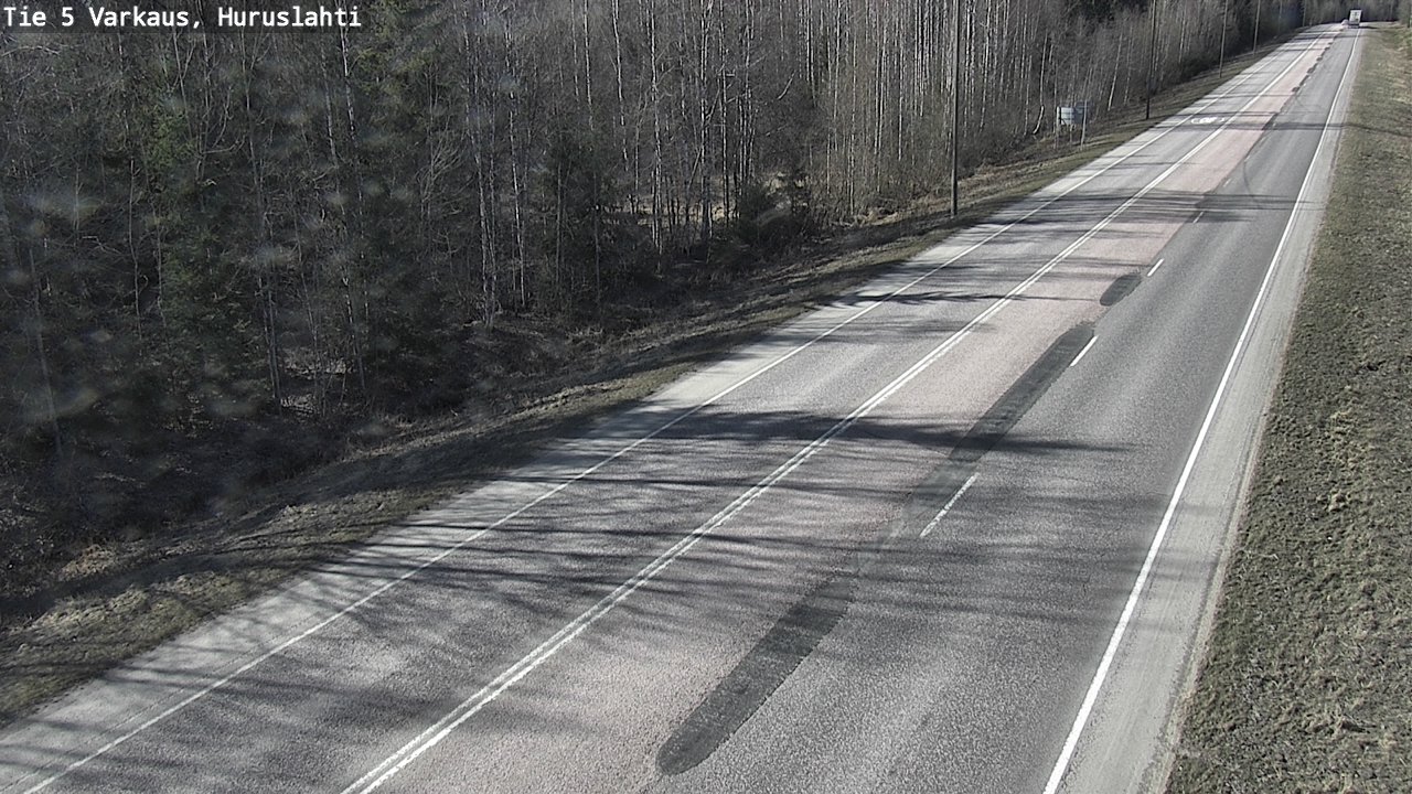 Weather Camera Image Väg 5 Varkaus, Huruslahti, Varkaus, Pohjois-Savo