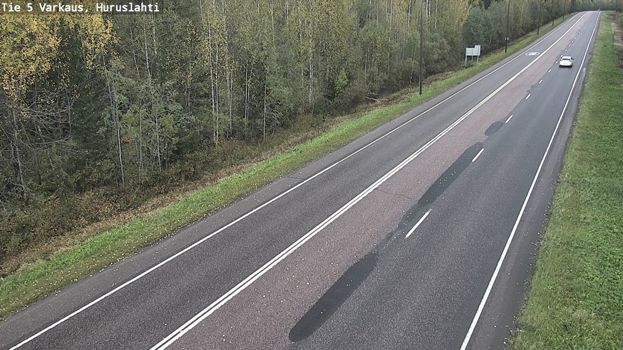 Weather Camera Image Road 5 Varkaus, Huruslahti, Varkaus, Pohjois-Savo