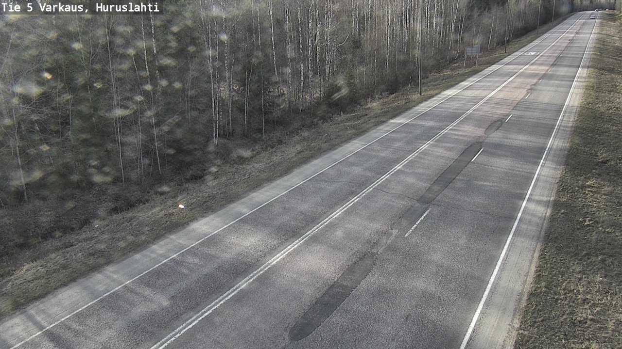 Weather Camera Image Väg 5 Varkaus, Huruslahti, Varkaus, Pohjois-Savo