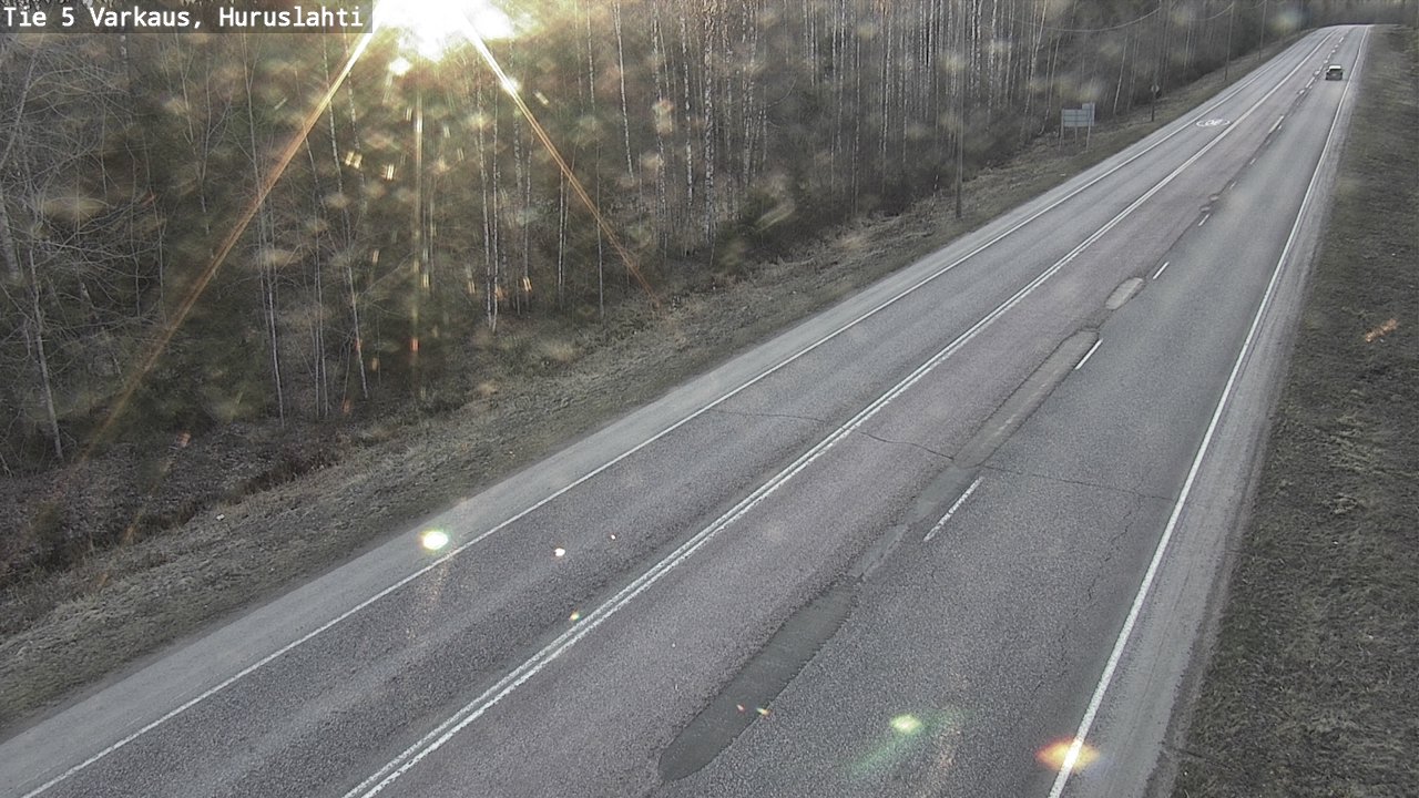 Weather Camera Image Väg 5 Varkaus, Huruslahti, Varkaus, Pohjois-Savo