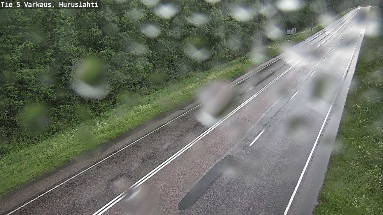 Weather Camera Image Road 5 Varkaus, Huruslahti, Varkaus, Pohjois-Savo