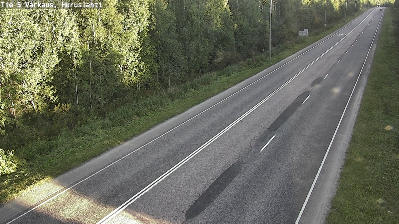 Weather Camera Image Väg 5 Varkaus, Huruslahti, Varkaus, Pohjois-Savo