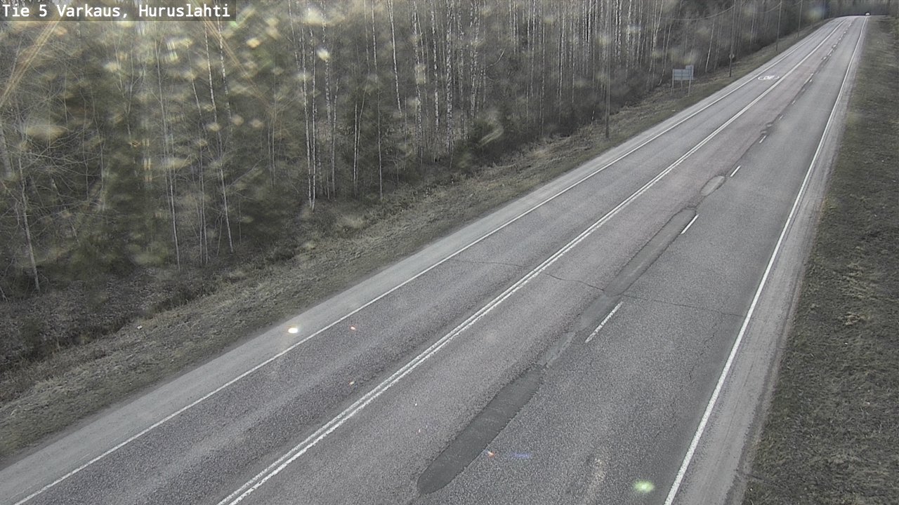 Weather Camera Image Väg 5 Varkaus, Huruslahti, Varkaus, Pohjois-Savo