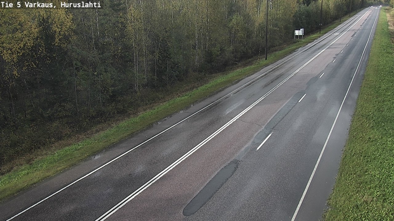 Weather Camera Image Road 5 Varkaus, Huruslahti, Varkaus, Pohjois-Savo