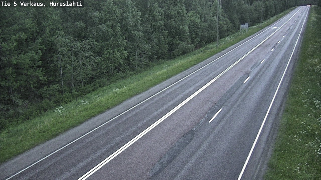 Weather Camera Image Road 5 Varkaus, Huruslahti, Varkaus, Pohjois-Savo