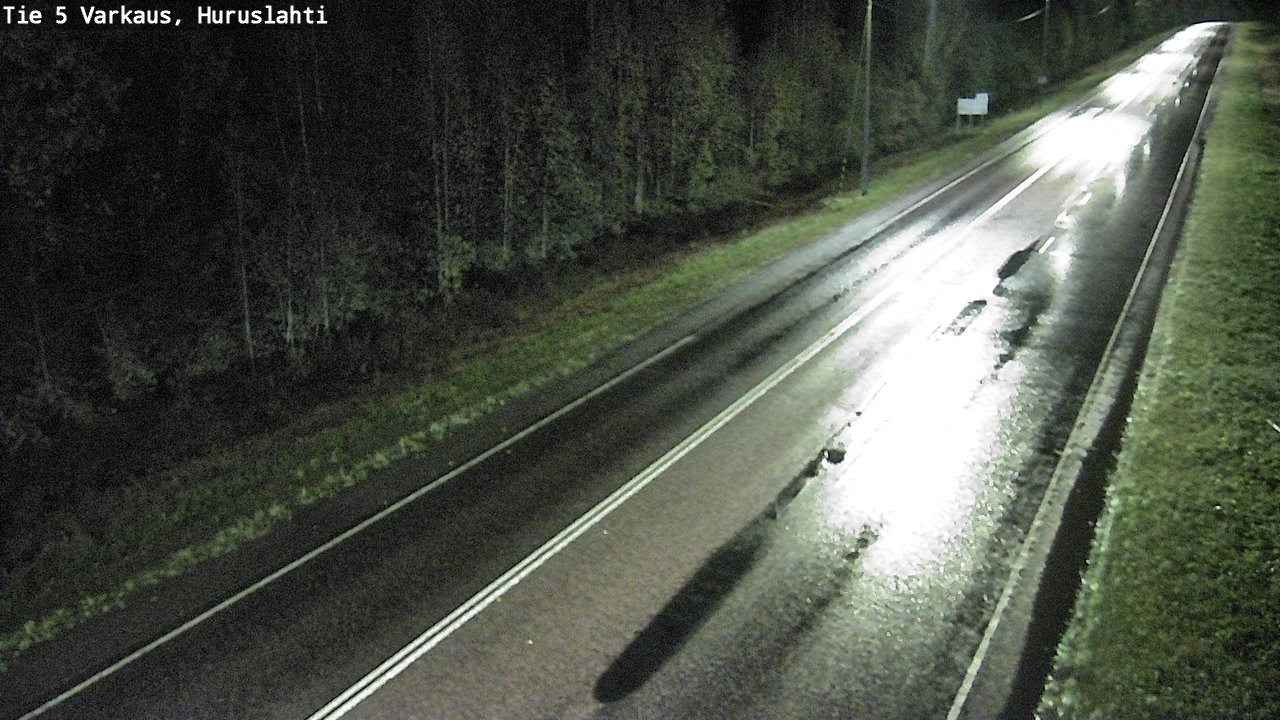 Weather Camera Image Road 5 Varkaus, Huruslahti, Varkaus, Pohjois-Savo