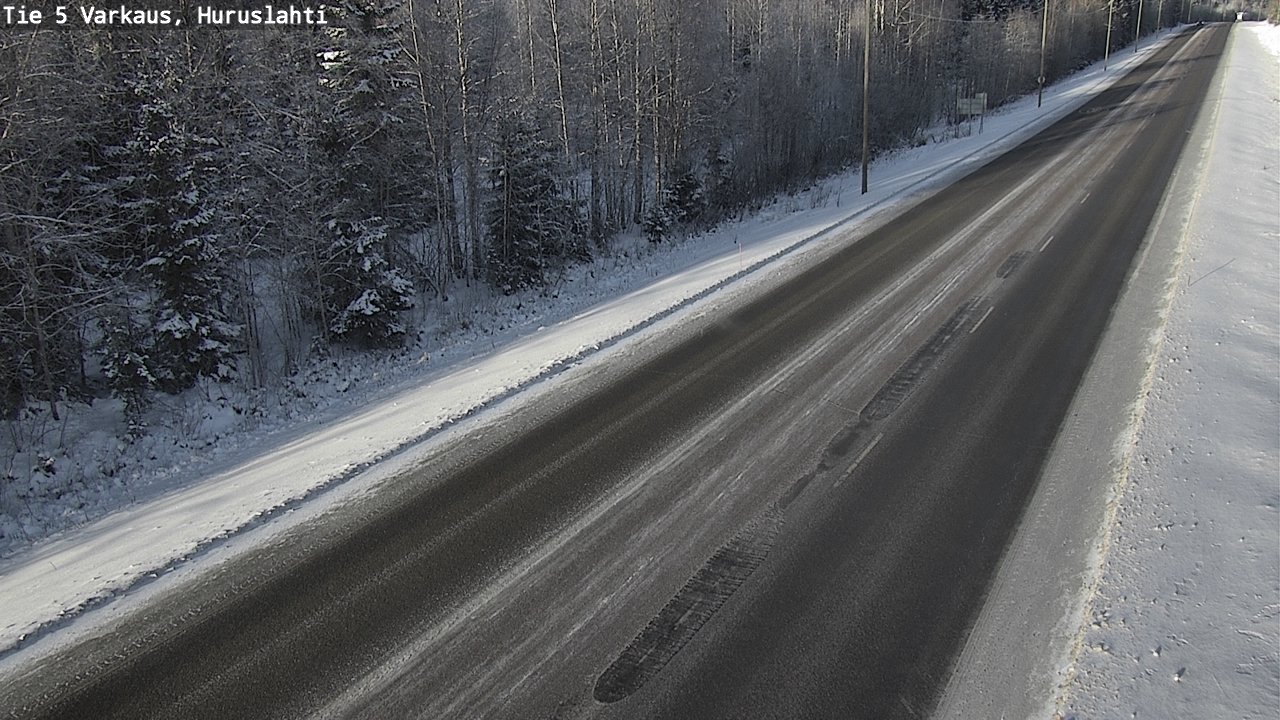 Weather Camera Image Road 5 Varkaus, Huruslahti, Varkaus, Pohjois-Savo