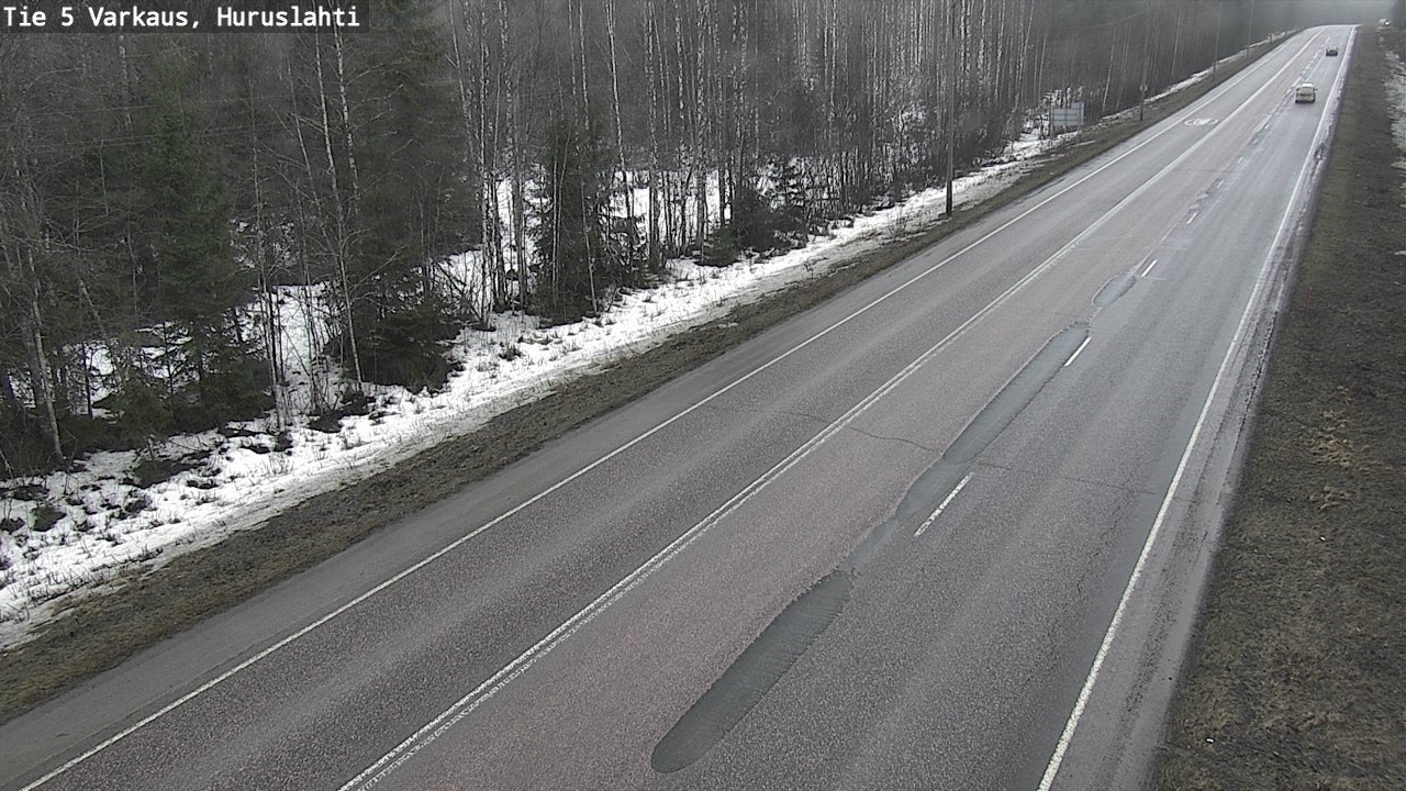 Weather Camera Image Väg 5 Varkaus, Huruslahti, Varkaus, Pohjois-Savo