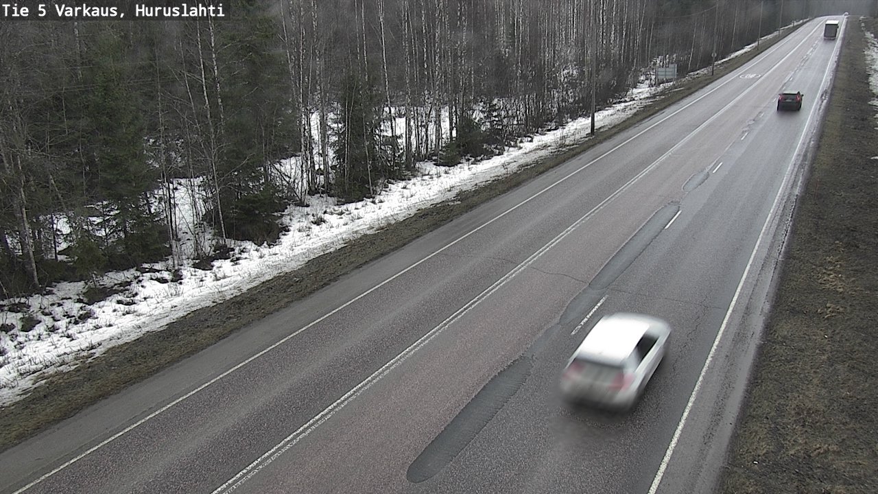 Weather Camera Image Väg 5 Varkaus, Huruslahti, Varkaus, Pohjois-Savo