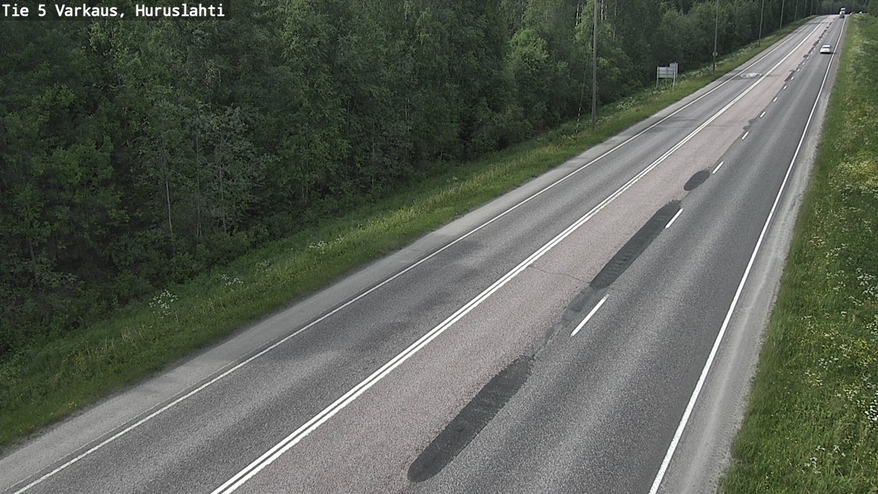 Weather Camera Image Road 5 Varkaus, Huruslahti, Varkaus, Pohjois-Savo