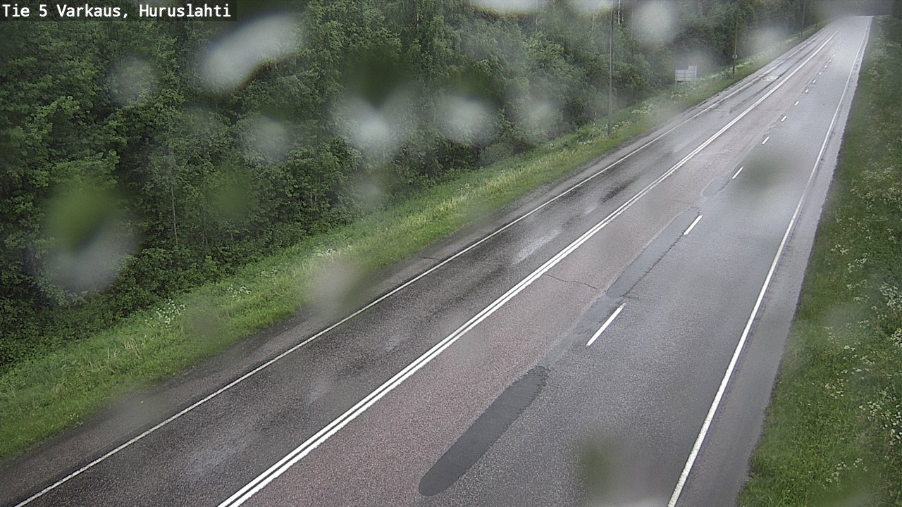 Weather Camera Image Road 5 Varkaus, Huruslahti, Varkaus, Pohjois-Savo