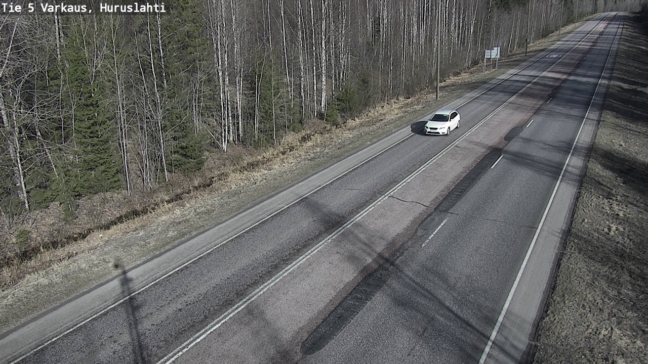 Weather Camera Image Väg 5 Varkaus, Huruslahti, Varkaus, Pohjois-Savo