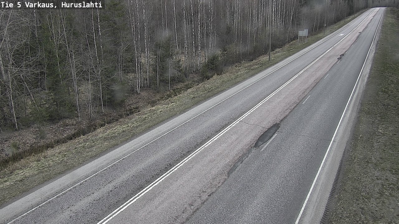 Weather Camera Image Road 5 Varkaus, Huruslahti, Varkaus, Pohjois-Savo