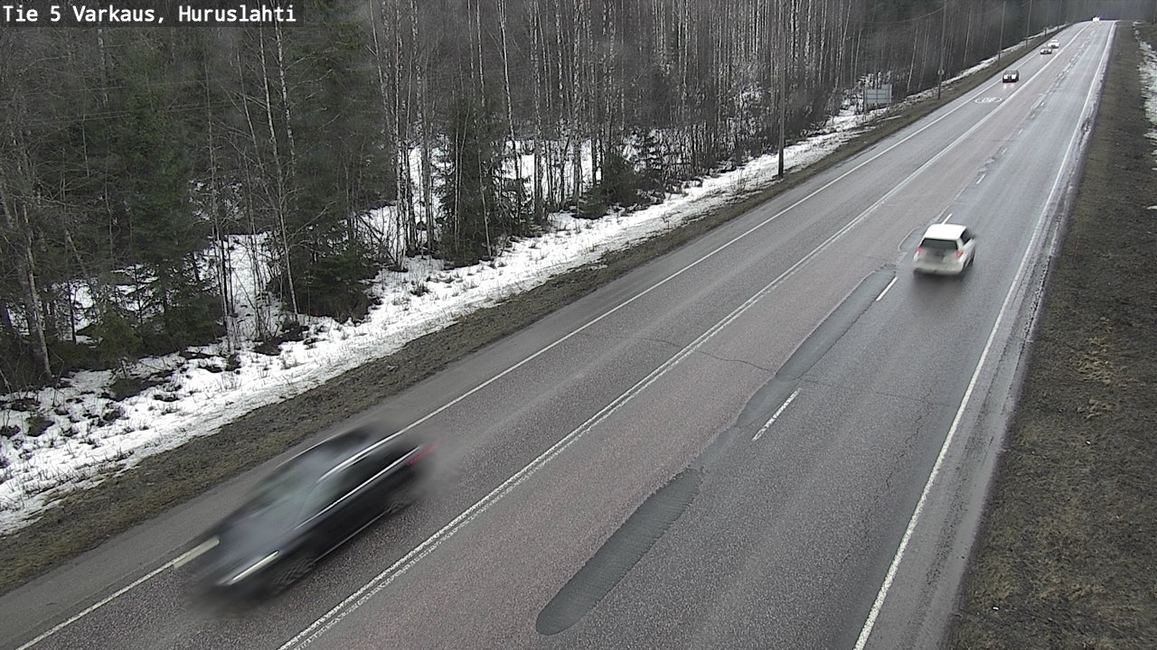 Weather Camera Image Väg 5 Varkaus, Huruslahti, Varkaus, Pohjois-Savo
