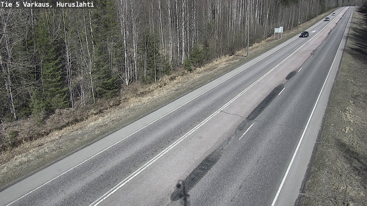 Weather Camera Image Väg 5 Varkaus, Huruslahti, Varkaus, Pohjois-Savo