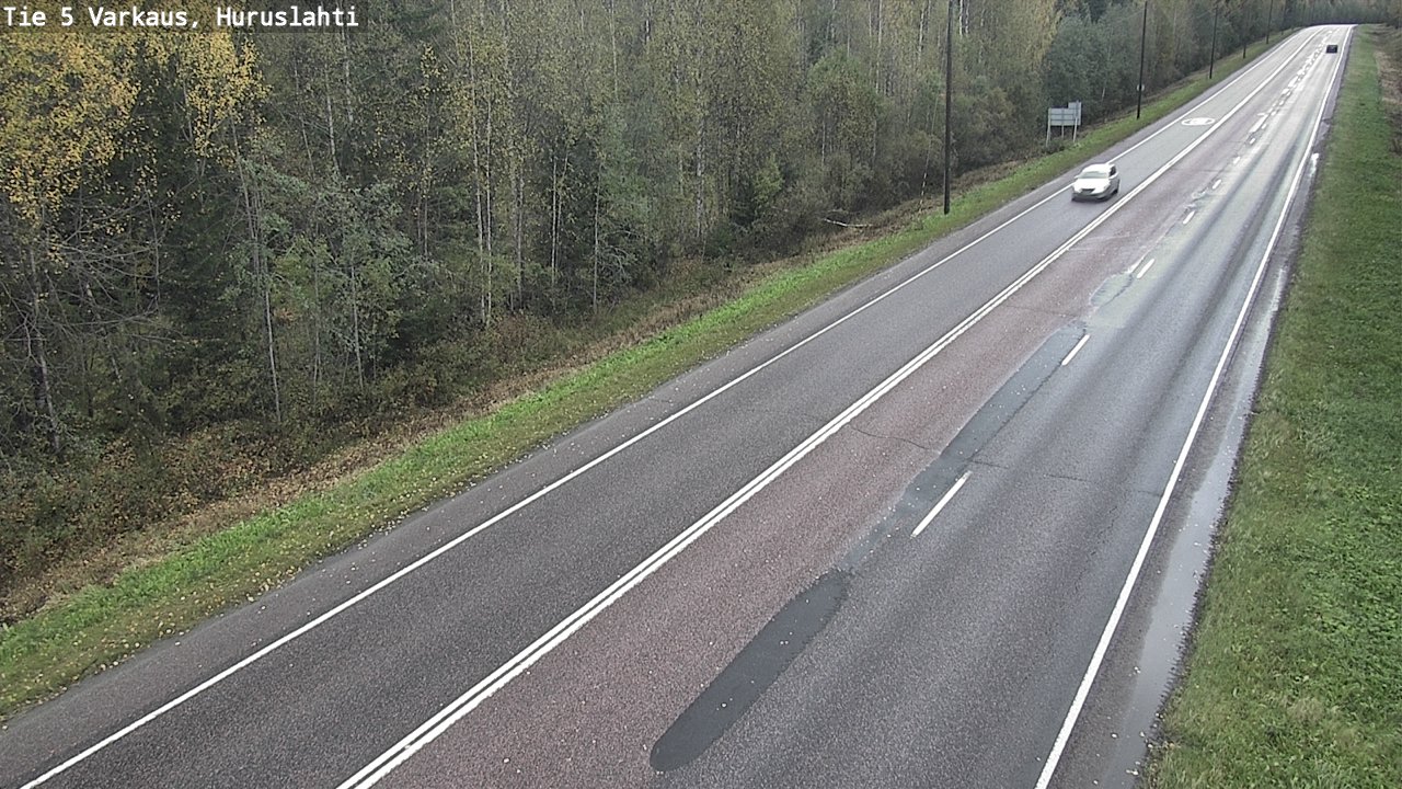 Weather Camera Image Road 5 Varkaus, Huruslahti, Varkaus, Pohjois-Savo