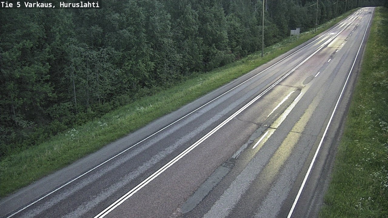 Weather Camera Image Road 5 Varkaus, Huruslahti, Varkaus, Pohjois-Savo