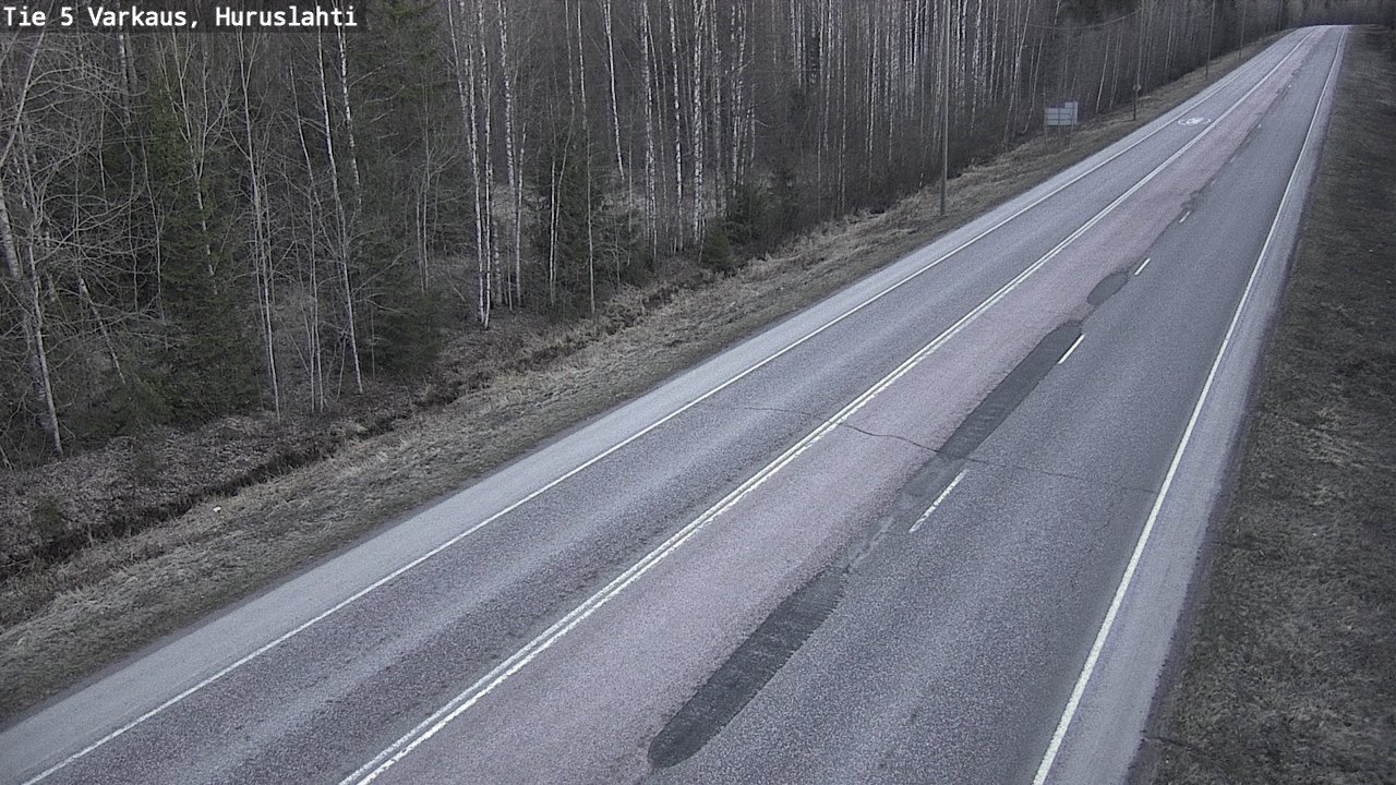 Weather Camera Image Road 5 Varkaus, Huruslahti, Varkaus, Pohjois-Savo