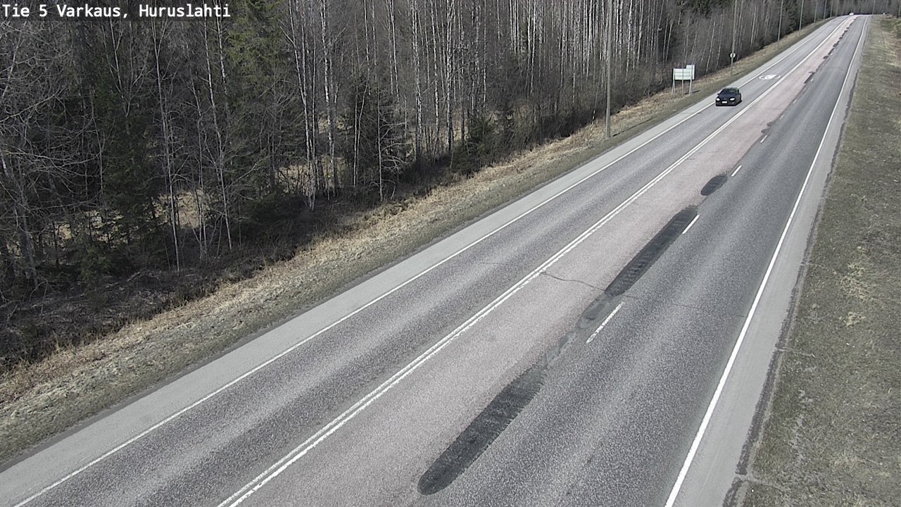 Weather Camera Image Väg 5 Varkaus, Huruslahti, Varkaus, Pohjois-Savo