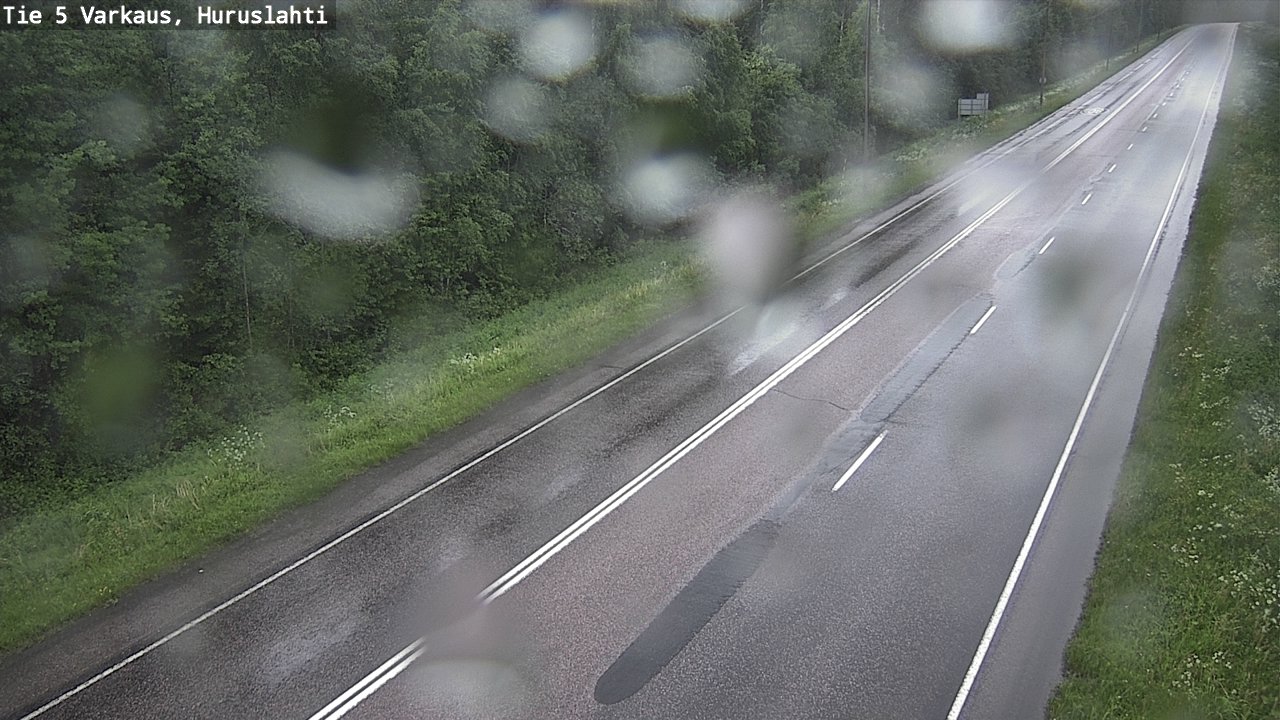 Weather Camera Image Road 5 Varkaus, Huruslahti, Varkaus, Pohjois-Savo