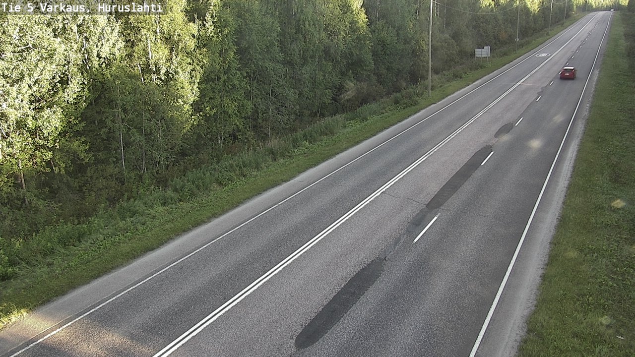 Weather Camera Image Väg 5 Varkaus, Huruslahti, Varkaus, Pohjois-Savo