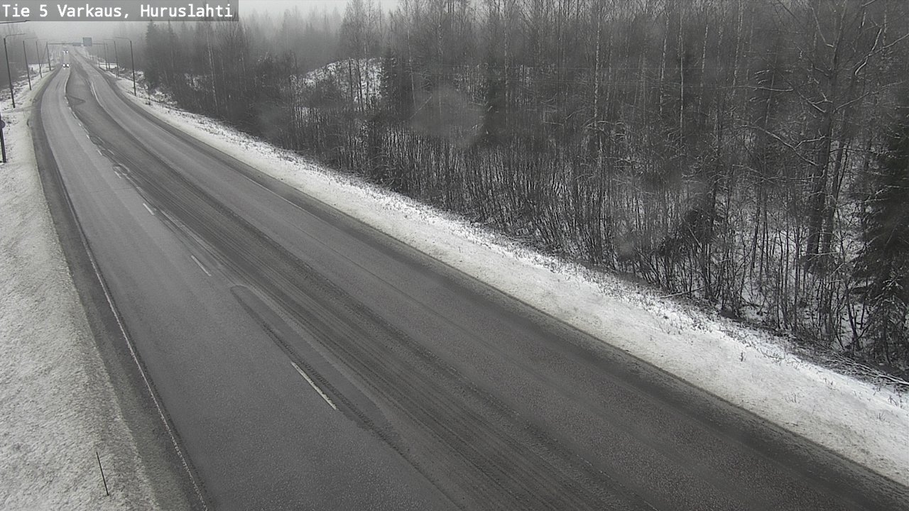 Weather Camera Image Road 5 Varkaus, Huruslahti, Varkaus, Pohjois-Savo