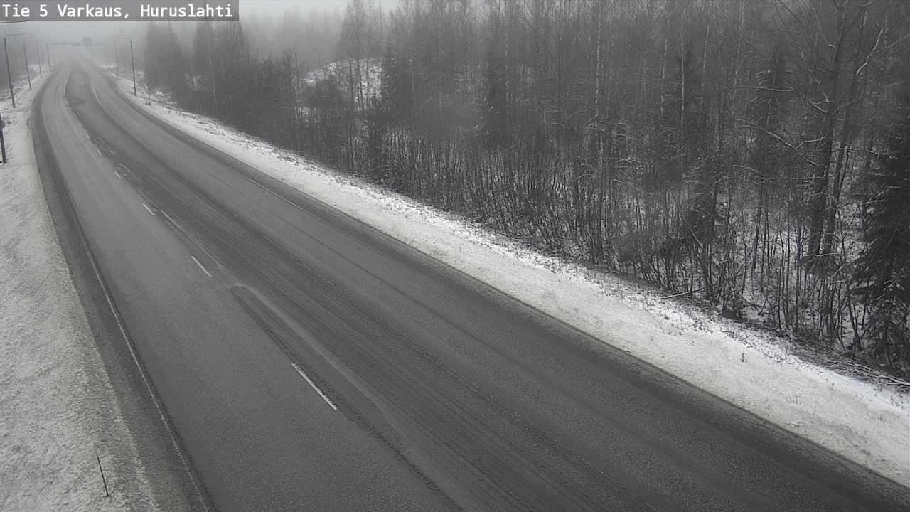 Weather Camera Image Road 5 Varkaus, Huruslahti, Varkaus, Pohjois-Savo
