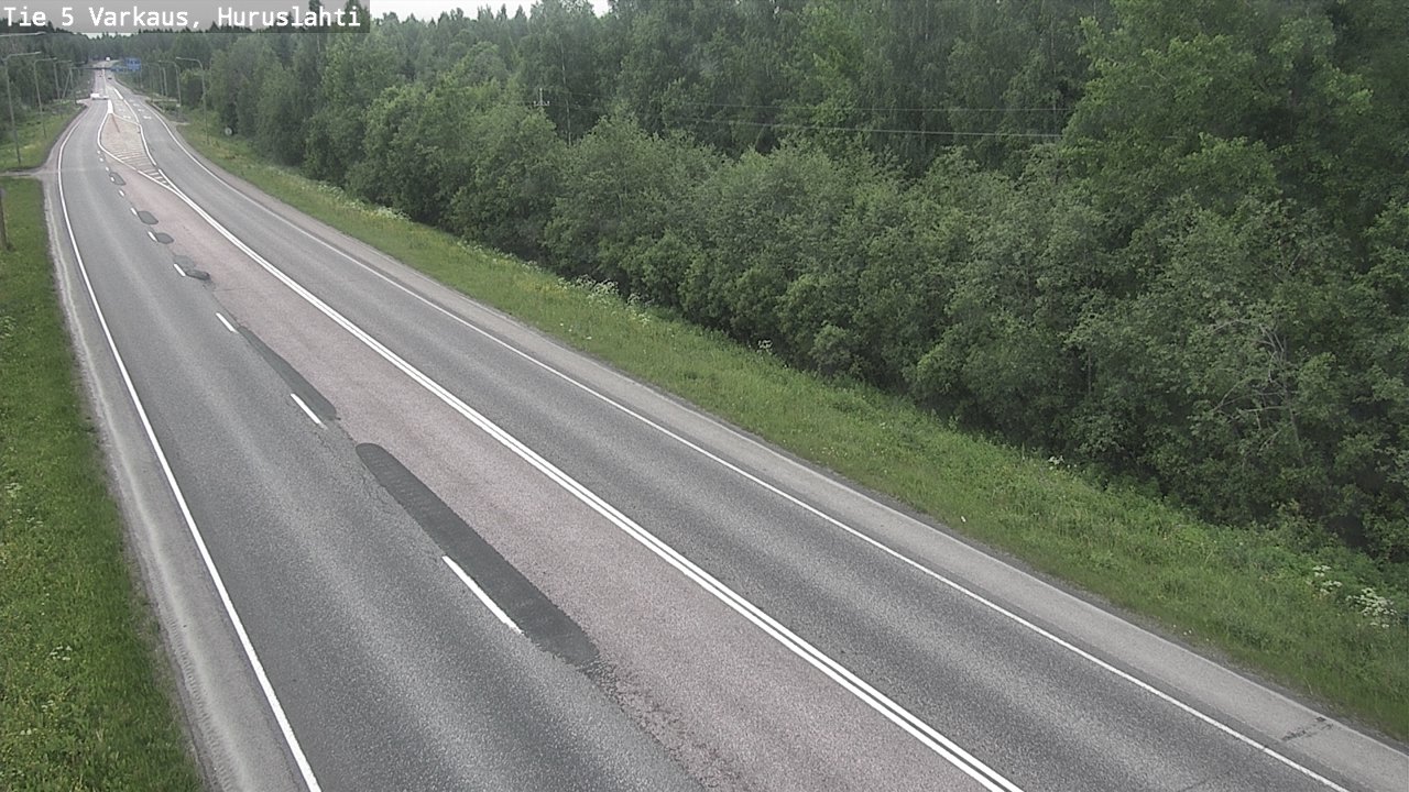 Weather Camera Image Road 5 Varkaus, Huruslahti, Varkaus, Pohjois-Savo