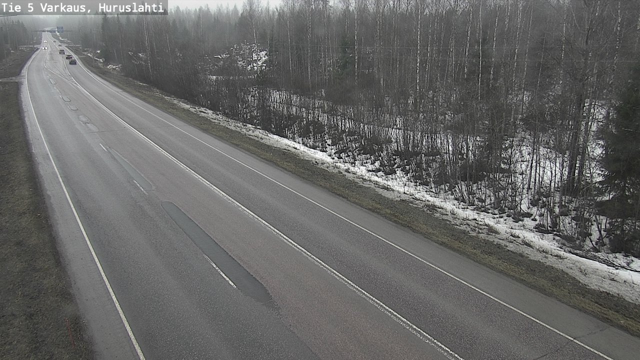 Weather Camera Image Road 5 Varkaus, Huruslahti, Varkaus, Pohjois-Savo