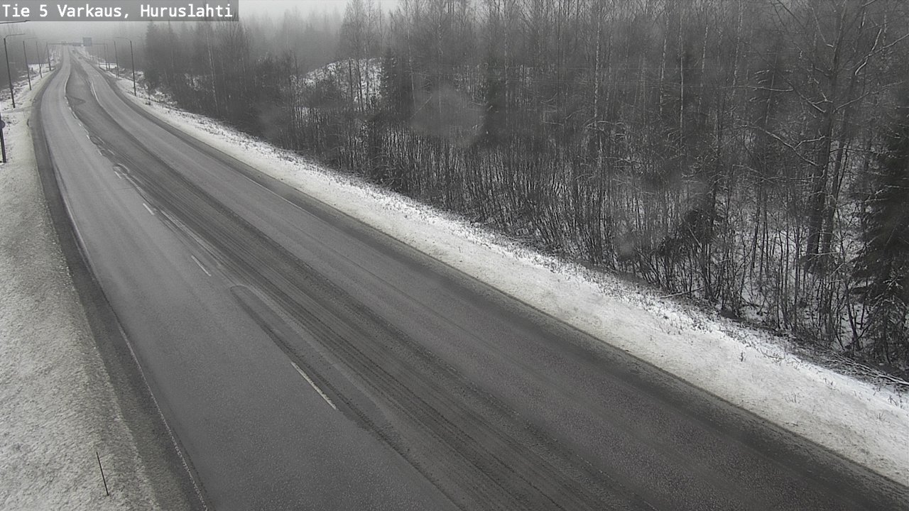 Weather Camera Image Road 5 Varkaus, Huruslahti, Varkaus, Pohjois-Savo
