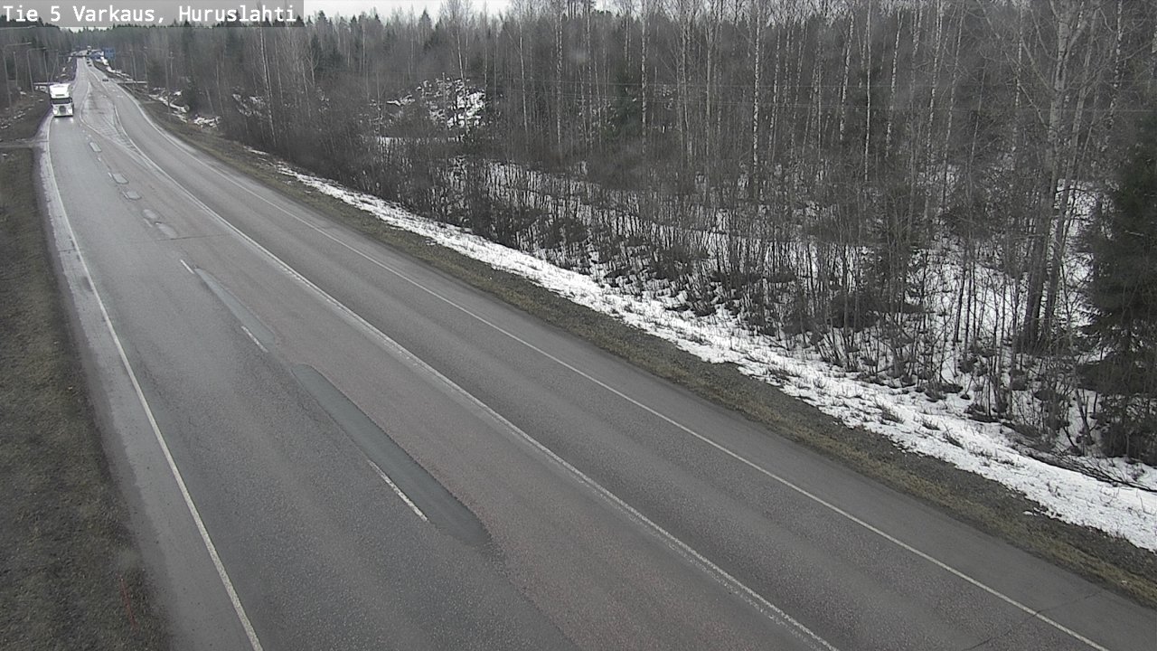 Weather Camera Image Road 5 Varkaus, Huruslahti, Varkaus, Pohjois-Savo