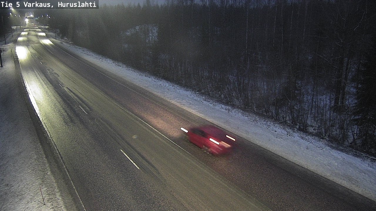 Weather Camera Image Road 5 Varkaus, Huruslahti, Varkaus, Pohjois-Savo