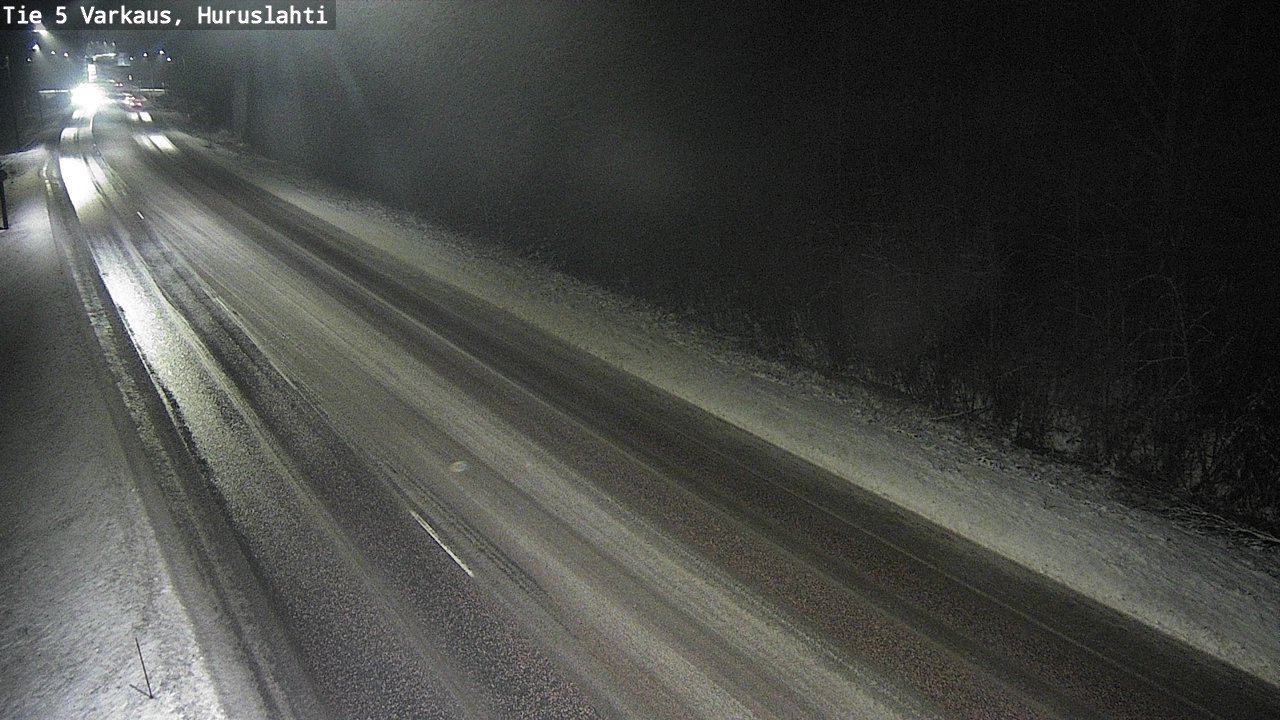Weather Camera Image Road 5 Varkaus, Huruslahti, Varkaus, Pohjois-Savo