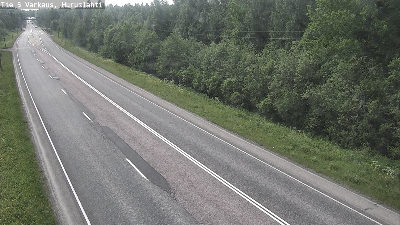 Weather Camera Image Road 5 Varkaus, Huruslahti, Varkaus, Pohjois-Savo