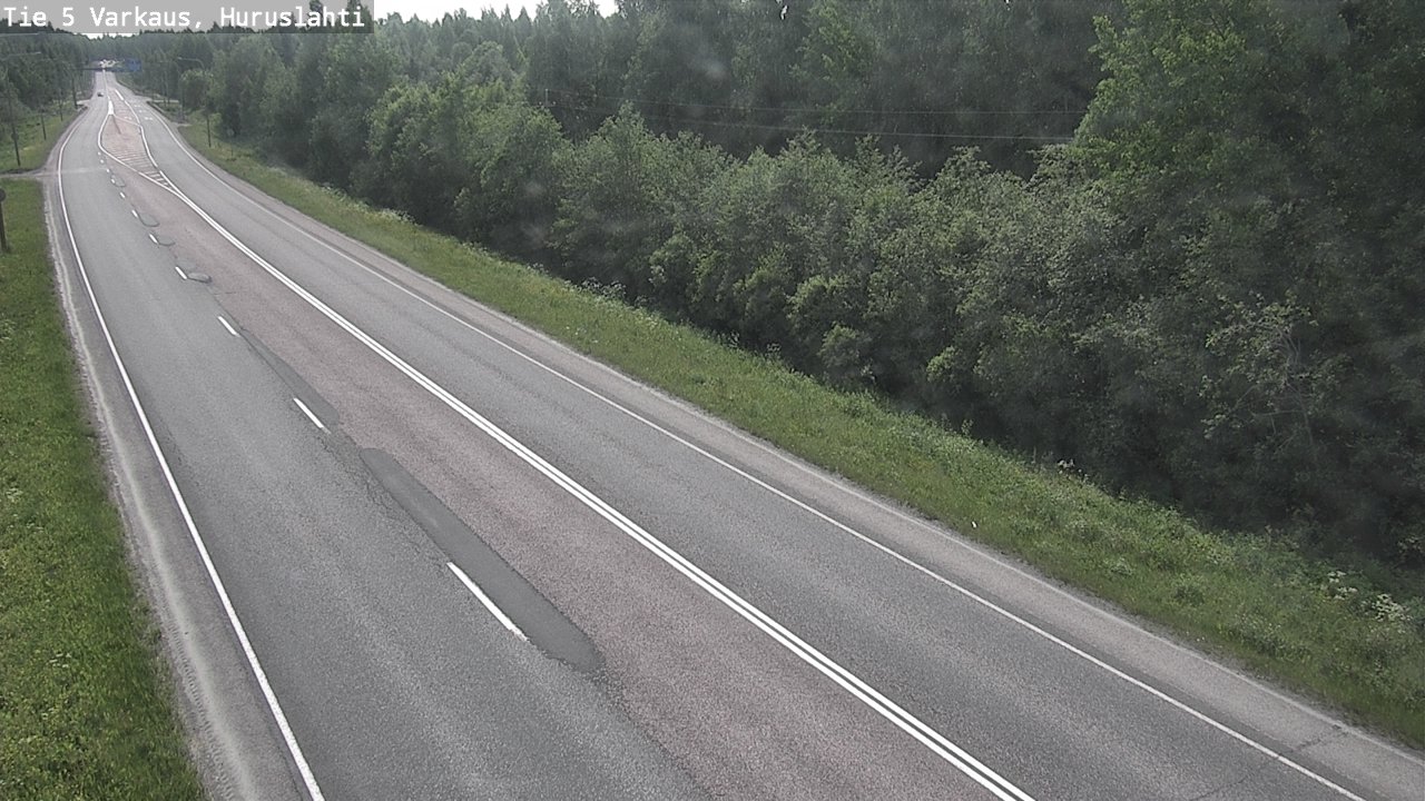 Weather Camera Image Road 5 Varkaus, Huruslahti, Varkaus, Pohjois-Savo
