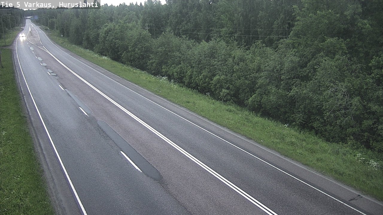 Weather Camera Image Road 5 Varkaus, Huruslahti, Varkaus, Pohjois-Savo