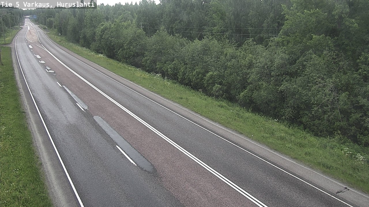 Weather Camera Image Road 5 Varkaus, Huruslahti, Varkaus, Pohjois-Savo