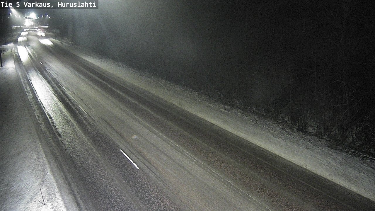 Weather Camera Image Road 5 Varkaus, Huruslahti, Varkaus, Pohjois-Savo