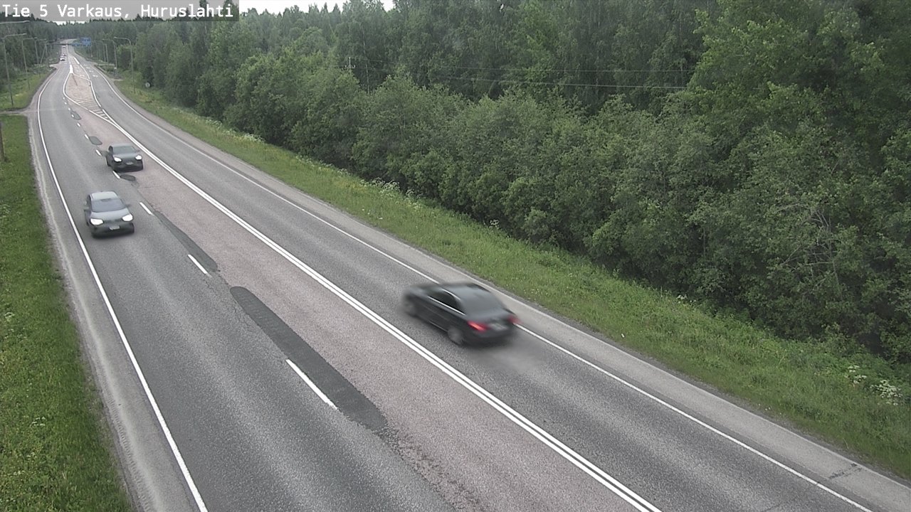 Weather Camera Image Road 5 Varkaus, Huruslahti, Varkaus, Pohjois-Savo