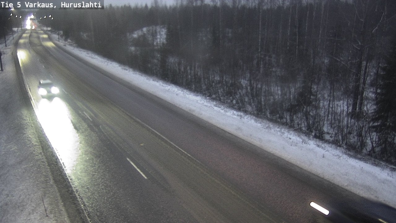 Weather Camera Image Road 5 Varkaus, Huruslahti, Varkaus, Pohjois-Savo