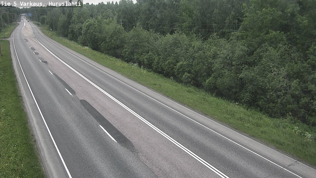 Weather Camera Image Road 5 Varkaus, Huruslahti, Varkaus, Pohjois-Savo