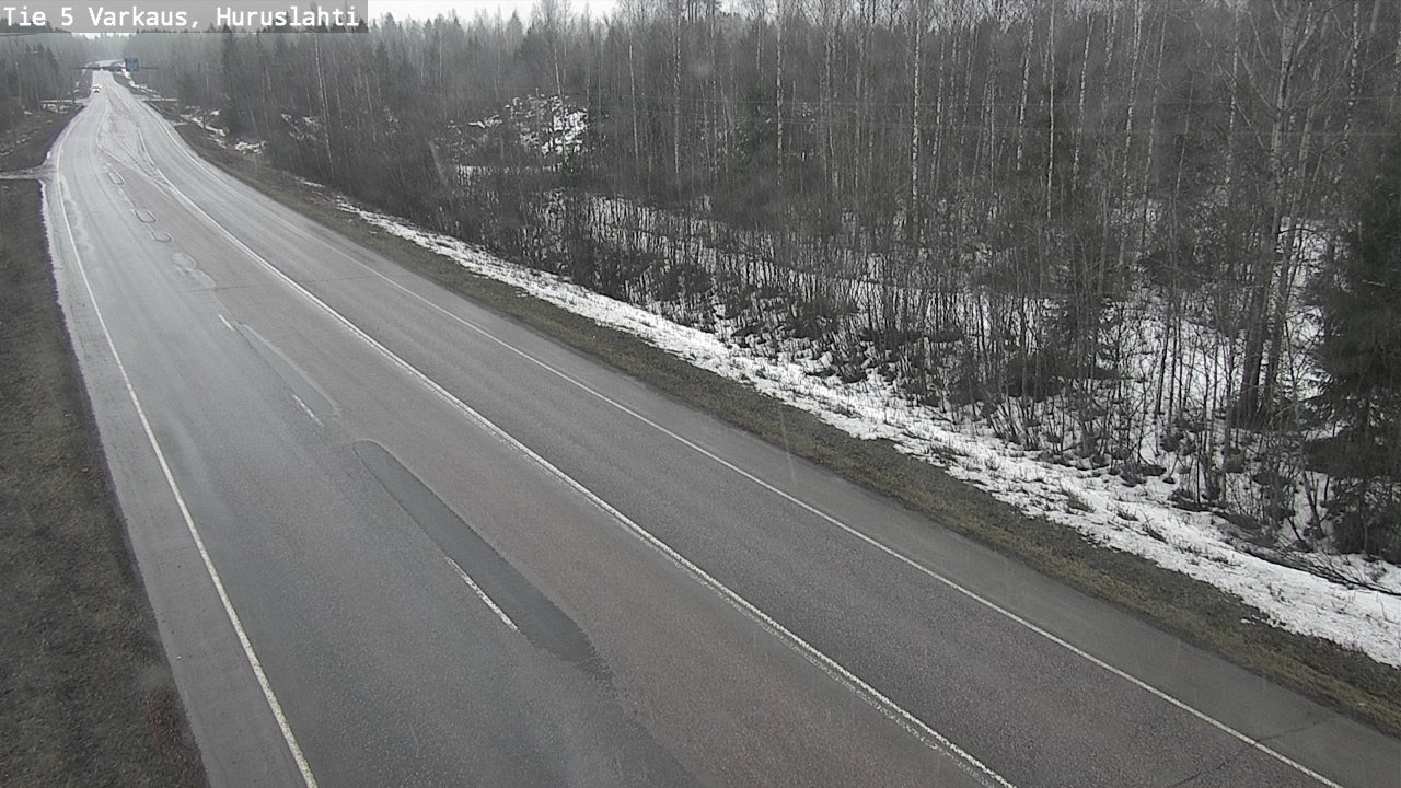 Weather Camera Image Road 5 Varkaus, Huruslahti, Varkaus, Pohjois-Savo