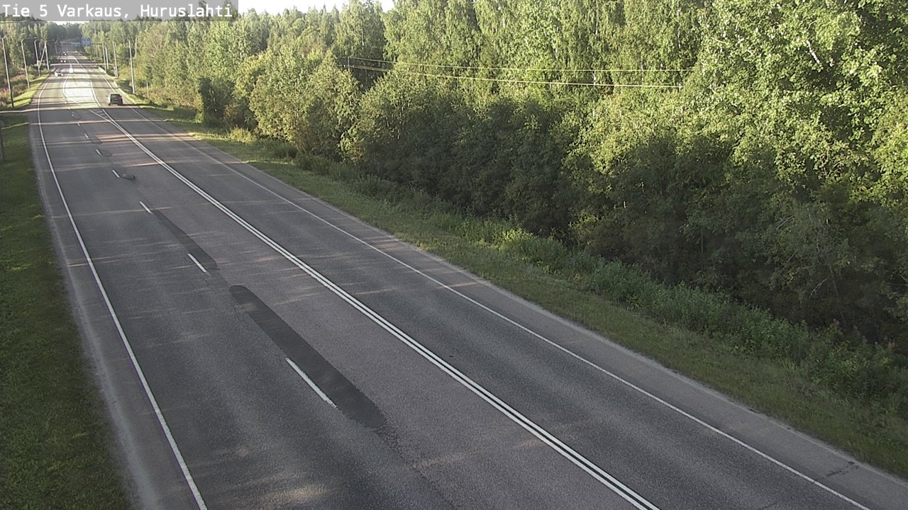 Weather Camera Image Road 5 Varkaus, Huruslahti, Varkaus, Pohjois-Savo