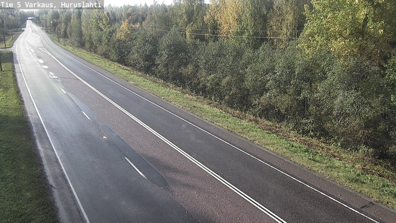 Weather Camera Image Road 5 Varkaus, Huruslahti, Varkaus, Pohjois-Savo