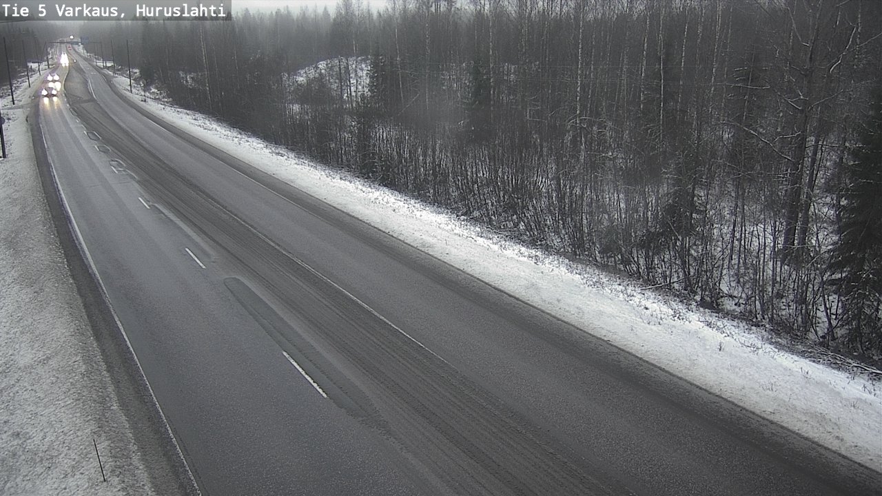Weather Camera Image Road 5 Varkaus, Huruslahti, Varkaus, Pohjois-Savo